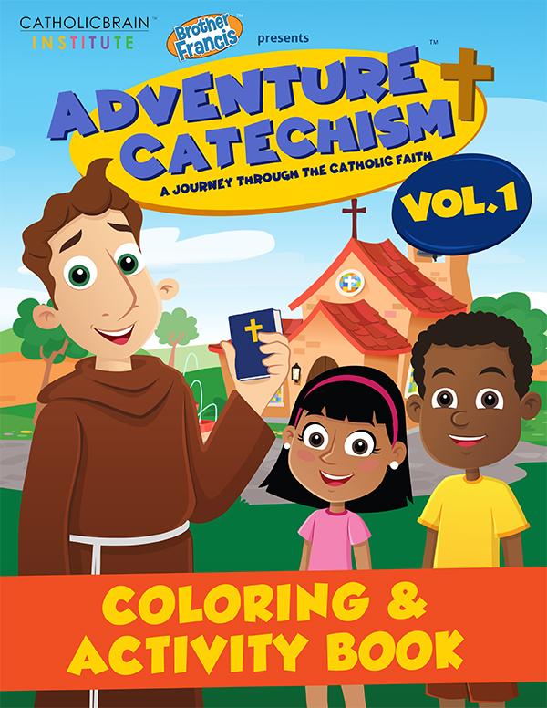 Brother Francis Adventure Catechism Coloring Book