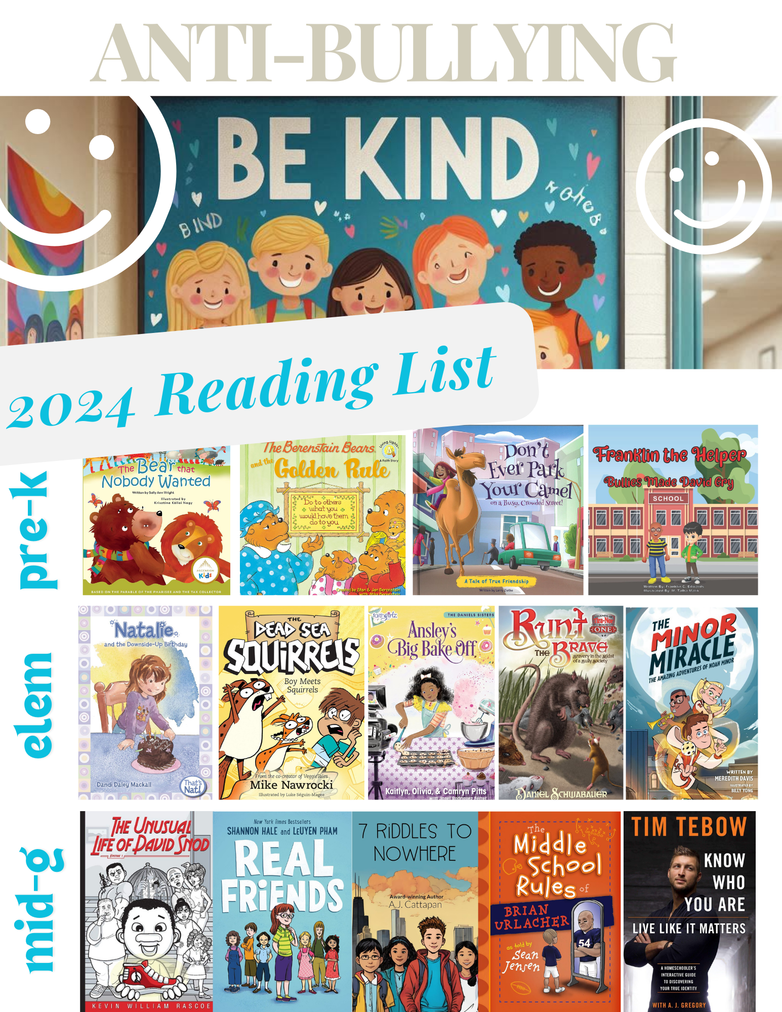Anti-Bullying Reading List